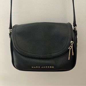 Marc Jacobs Black Leather Crossbody Bag